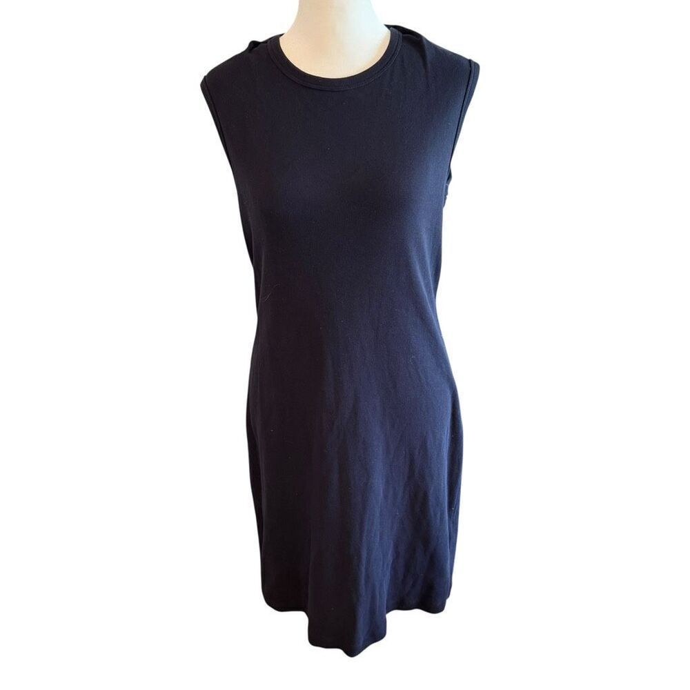 Helmut Lang navy tank top dress 100% cotton size large